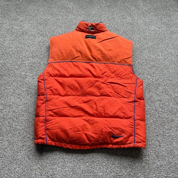 VINTAGE NIKE ACG GILET PUFFER VEST JACKET 90S ORANGE XL - Picture 9 of 12
